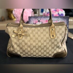 Gucci GG Canvas Princy Tote Bag